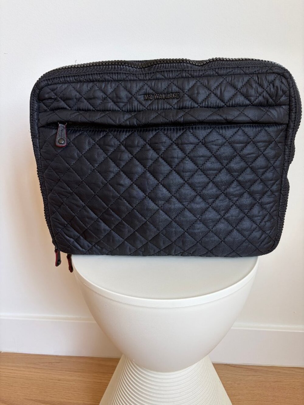 MZ Wallace 14" Metro Tech Sleeve Black - Picture 2 of 8